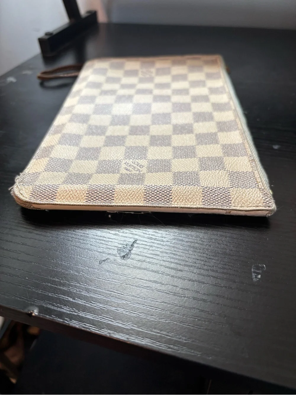Authentic Louis Vuitton Neverfull Pochette MM/GM Pouch – Damier Azur Canvas